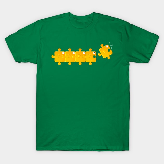 Puzzle Fish T-Shirt by BrotherAdam